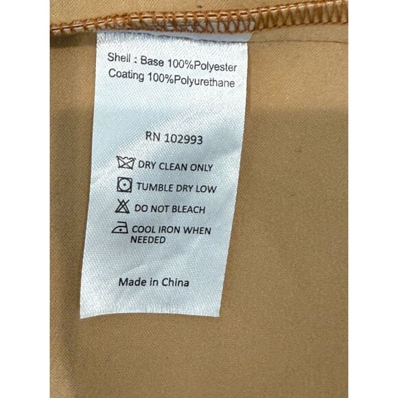 Marissa Webb Front Slit Brown Leather Shirt Dress - Size 4 - Picture 4 of 9